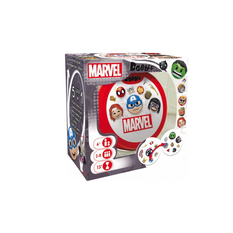 Rebel gra Dobble Marvel Emoji PL 84723
