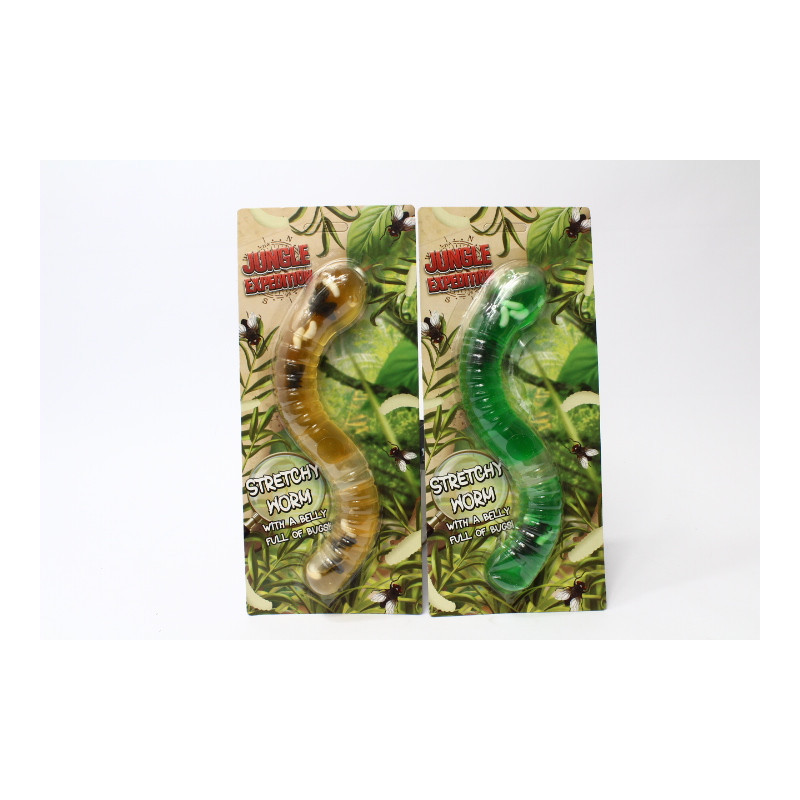 Robak-larwa miękki 24cm 2rodz 621225 61952