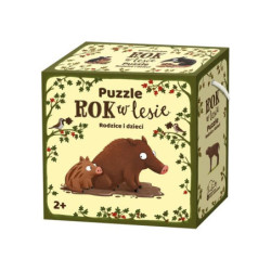 Rok w lesie Puzzle Rodzice i dzieci zabawka 00644