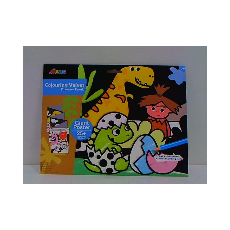 Russell Aksamitna kolorow.Dinozaur CH191695 16952