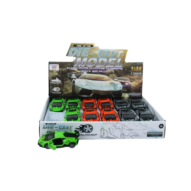 Samochód sportowy metal 12/opak 1332468 24685