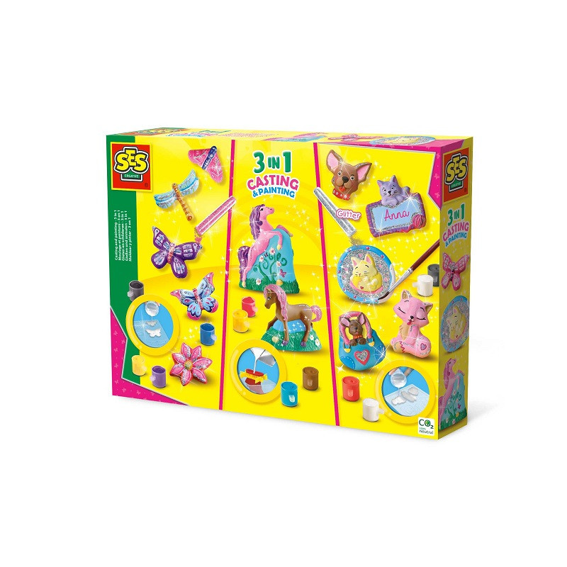 SES 3w1 odlewy gipsowe+farby zestaw 01288 12885