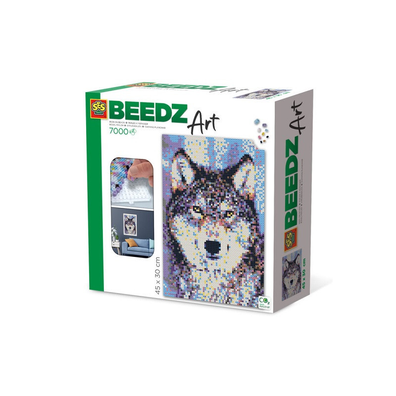 SES BeedzArt koraliki Wilk 7000szt 06001 60015