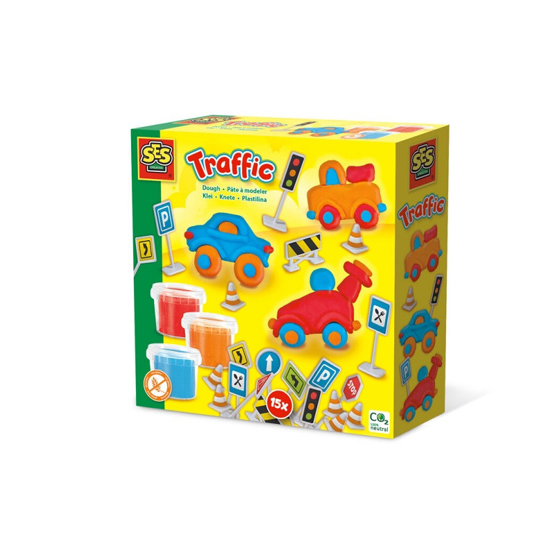 SES Ciasto masa Ruch drogowy set 00415 04156