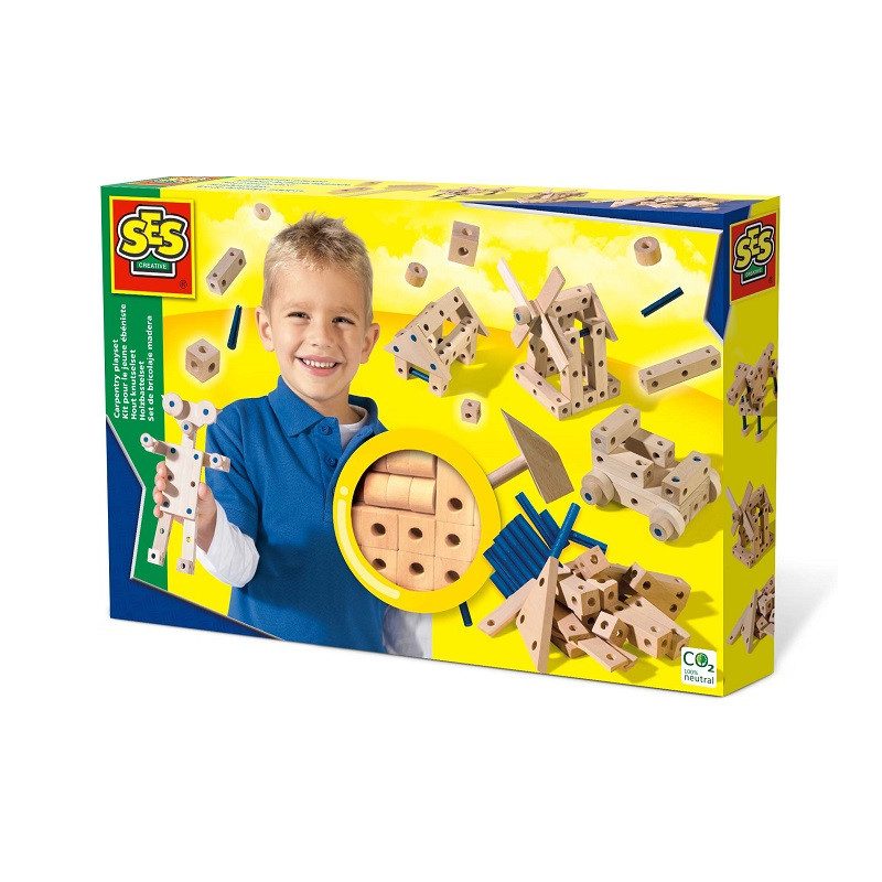 SES Drewniany zestaw kontrukcyjny 00945 09458