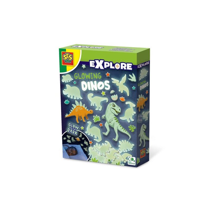 SES Expolre Świecące w ciemn.dinozaury 25127 51277