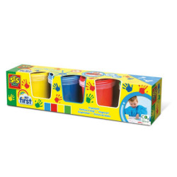 SES Farby do malowania palcami 4kol 14413 44135