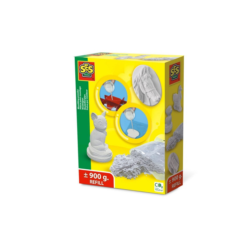 SES Gips do wykonywania odlewów 900g 01135 11352