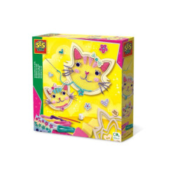 SES Haft na tiulu kotki zestaw 14135 41356