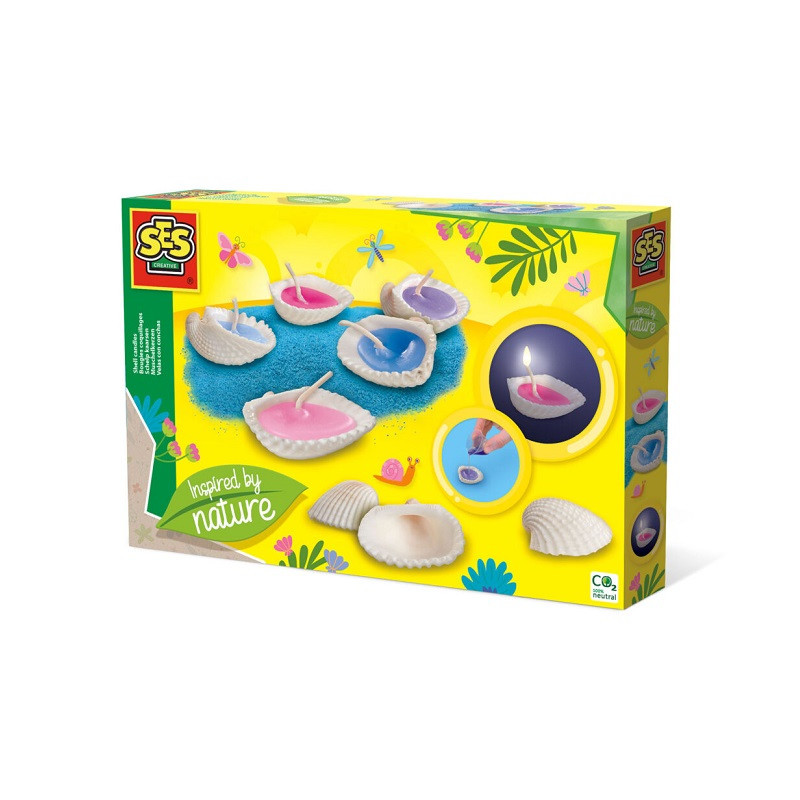 SES Kreat.zabawa Świece muszelkowe 14033 40335