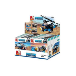 SLUBAN klocki Policja 8szt/disp G123545 14478