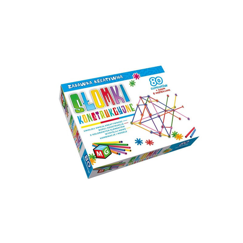 Słomki konstrukcyjne 80elementów 05013