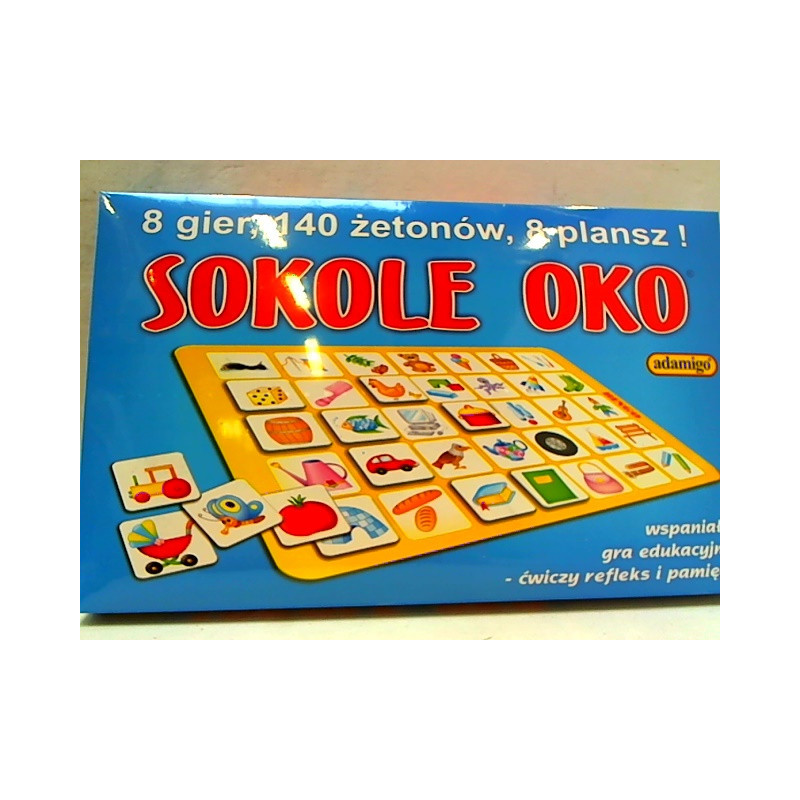 Sokole oko - gra edukacyjna 8plansz 05475