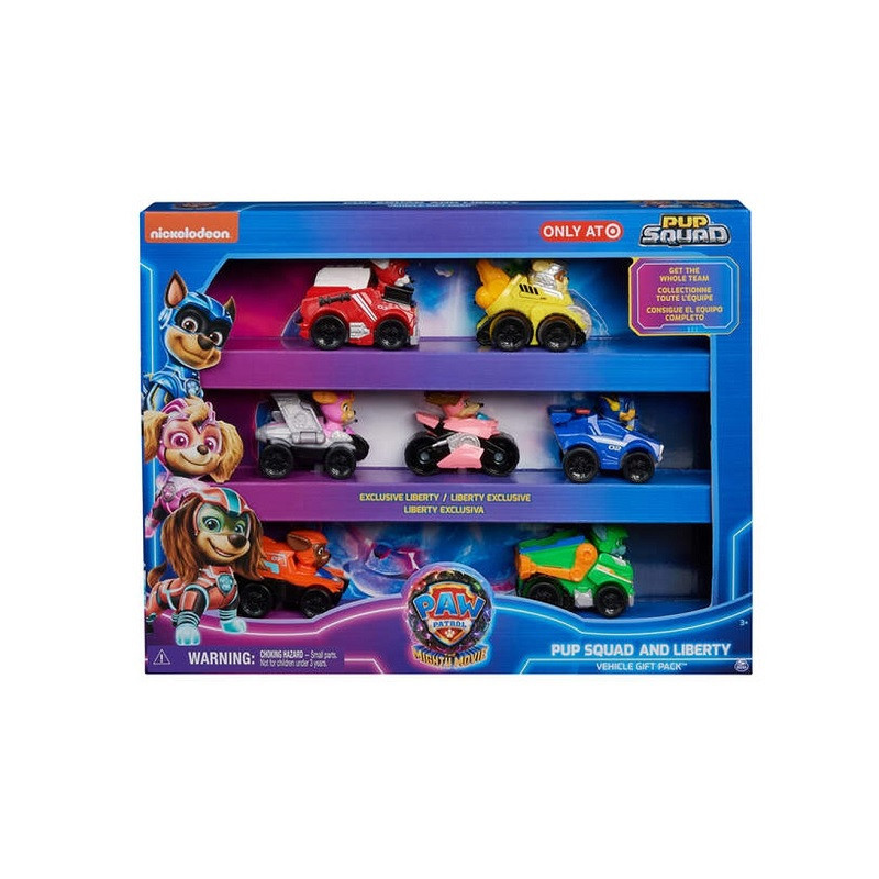 SPIN Psi Patrol Movie2 mini pojazd 7pak 6067861 /6