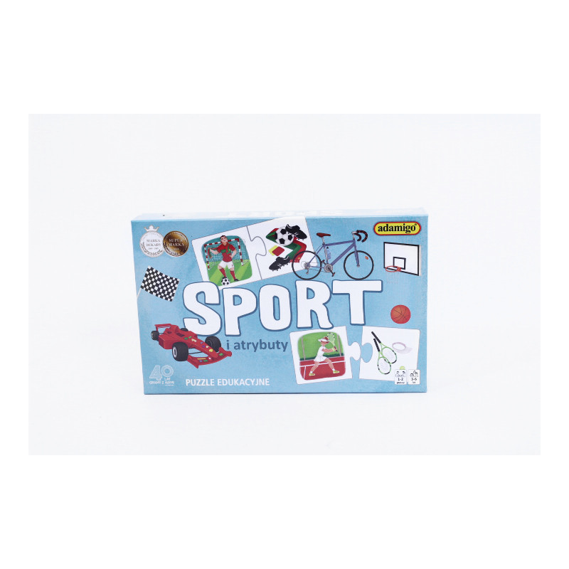 Sport i atrybuty - puzzle edukacyjne 07776