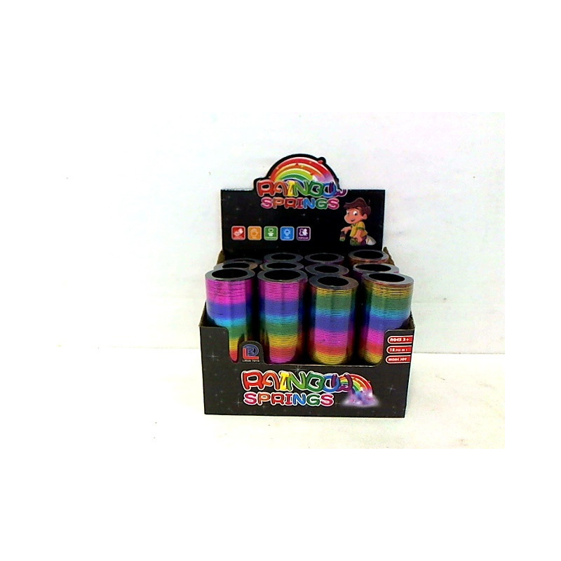 Sprężyna długa tęczowa metalizow.HSR03 02348