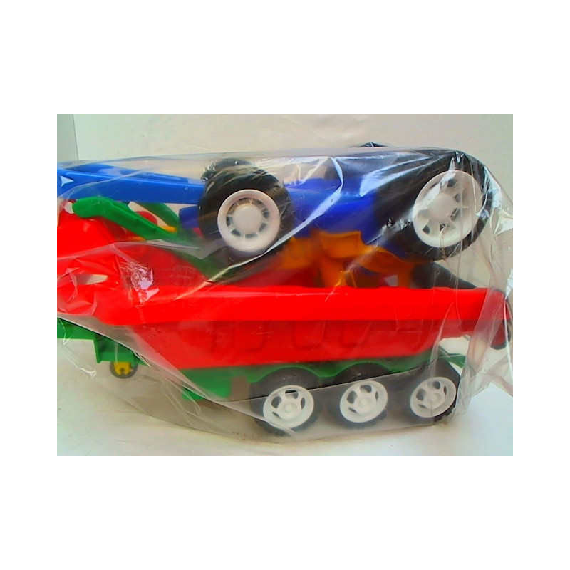 Spychacz z przyczepą+rączka 70198