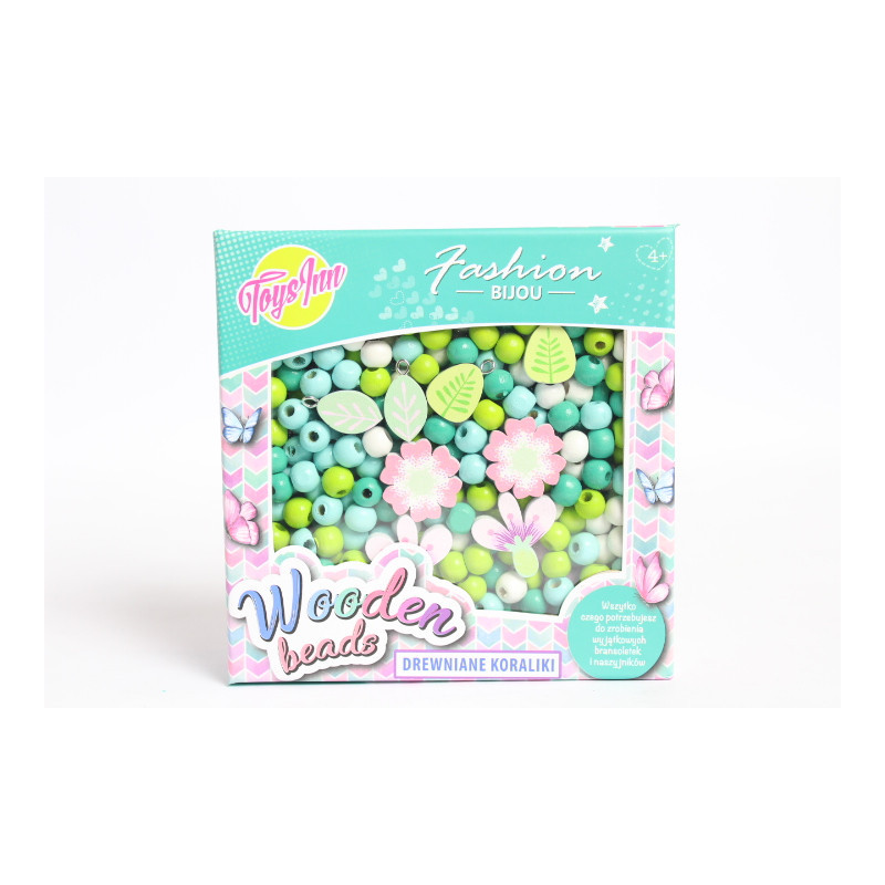 STNUX Koraliki drewn.450szt Kwiat STN7304 97304