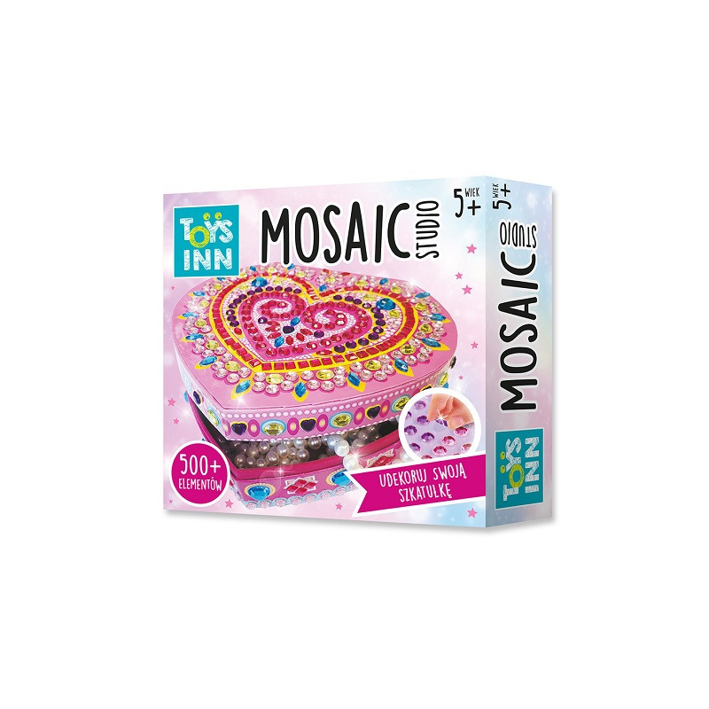 STNUX Szkatułka mozaika serce STN8066 98066