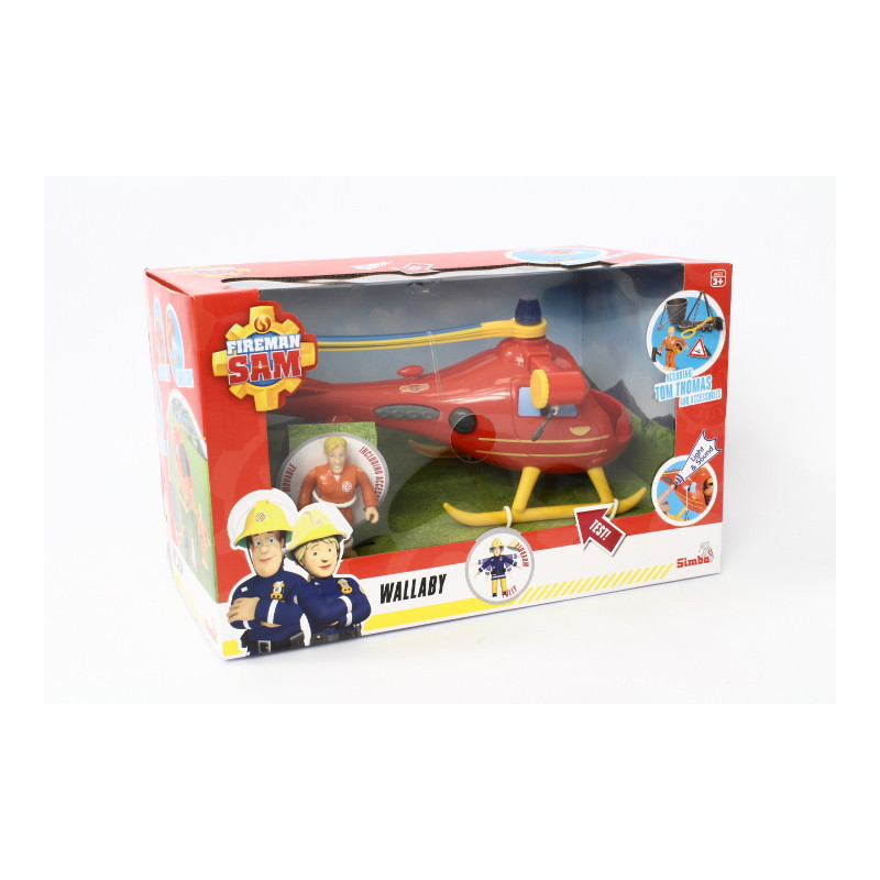 Strażak Sam helikopter Wallaby z figurką 925-2510