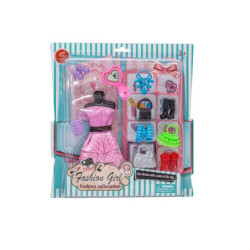 Sukienka z akcesoriami dla lalek 10851