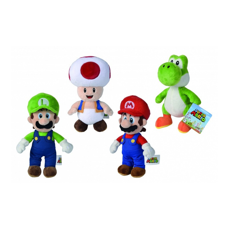 Super Mario maskotka pluszowa 4 rodz 923-1009