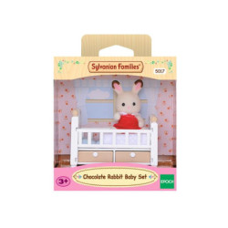 SYLVANIAN zestaw dziecko królik+łóżeczko 05017