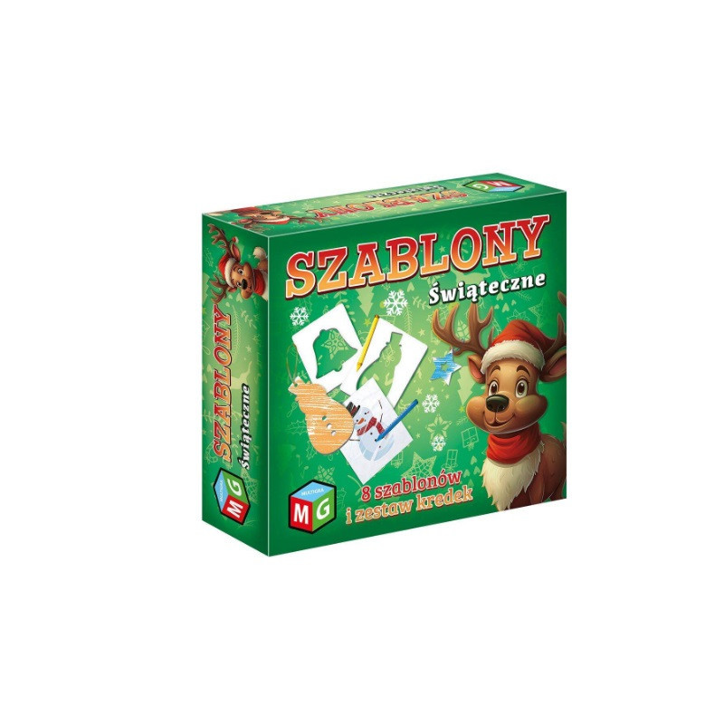 Szablony świąteczne Renifer zabawka kreat.05204