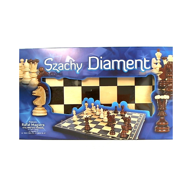 Szachy diament 44cm 30186