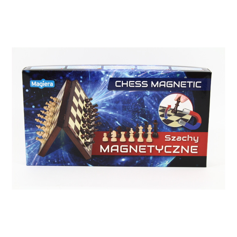 Szachy drewniane magnetyczne 30353