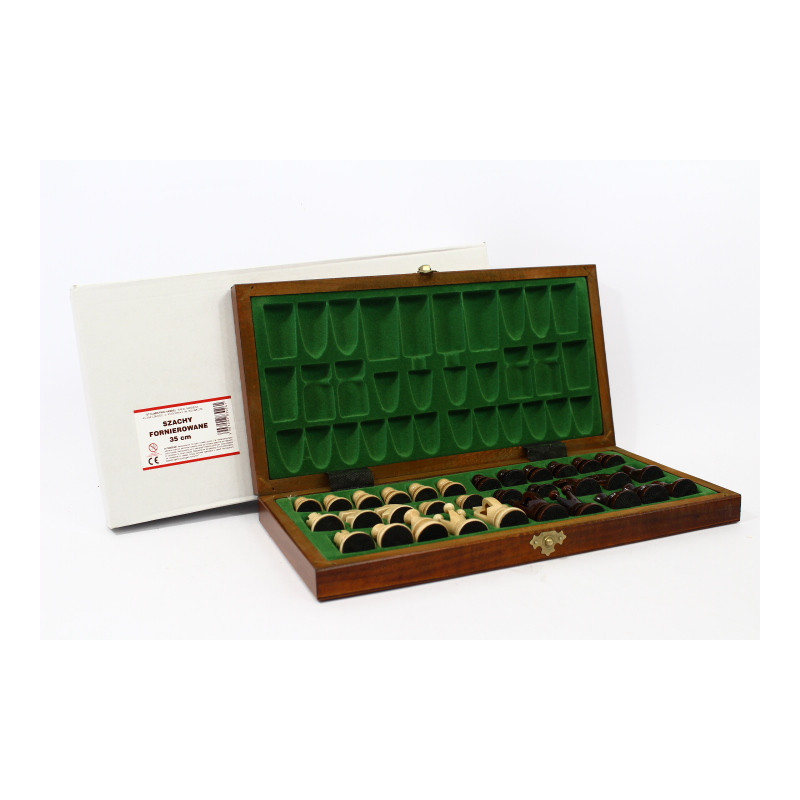 Szachy fornirowane 35cm 30261