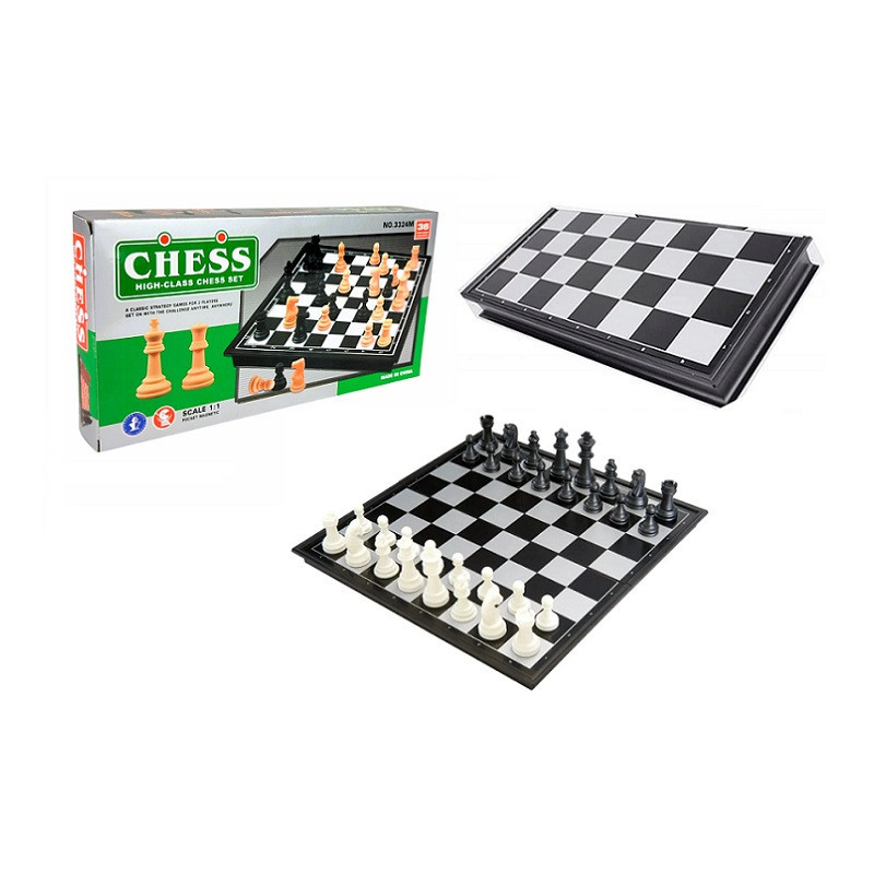 Szachy magnet.klasyczne 25x25cm WKGRA-8 17998