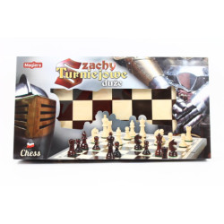 Szachy turniejowe duże 44cm 30049