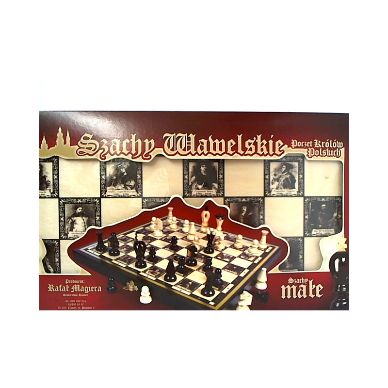 Szachy wawelskie małe 35cm 30056