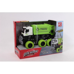 Śmieciarka pojazd 6-koł 19cm św/dźw RJ6963-1