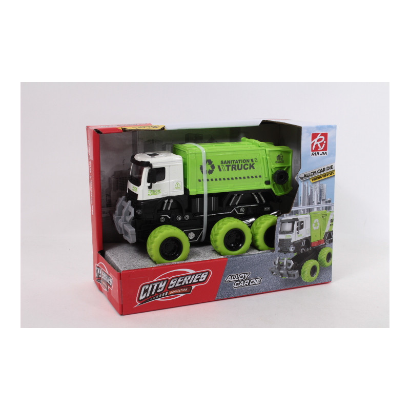 Śmieciarka pojazd 6-koł 19cm św/dźw RJ6963-1