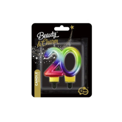 Świeczka B_C Cyferka20 Galaxy 7,5cm SF-S20G 50537