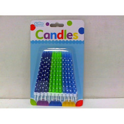 Świeczki urodz.24/24 Grochy d/chłop.PF-SGDC 24455