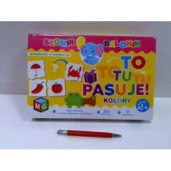 To tu pasuje - Kolory - Słonik Balonik 01386