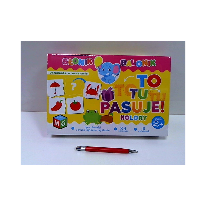 To tu pasuje - Kolory - Słonik Balonik 01386