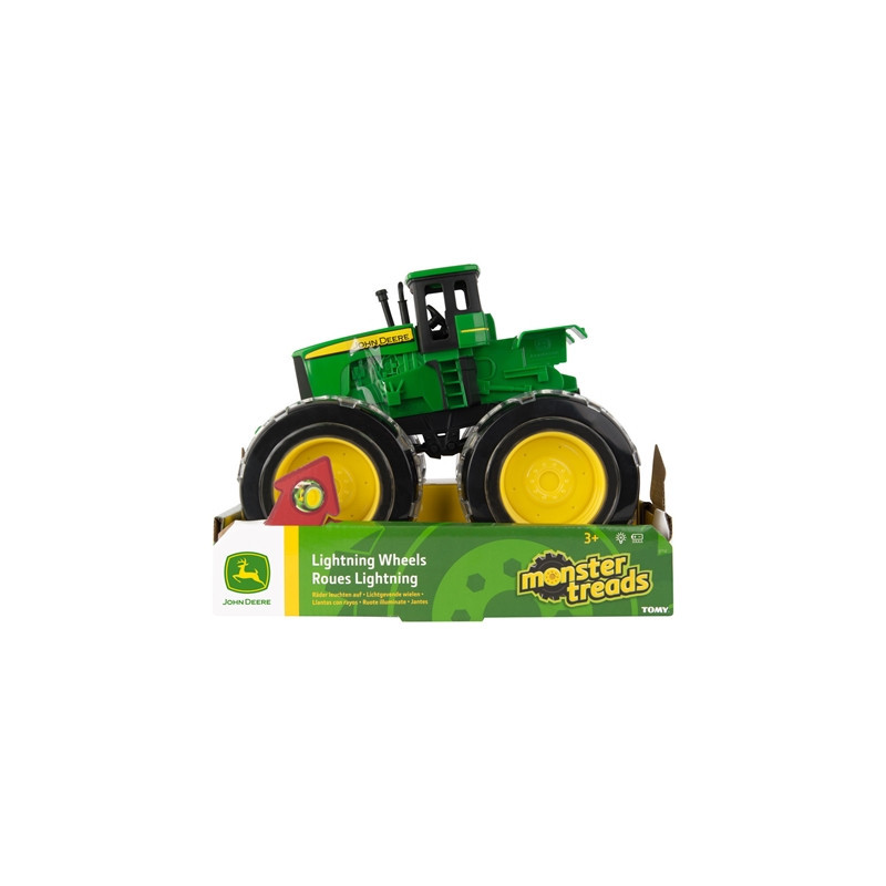 TOMY John Deere traktor Monster świec.opony 46434