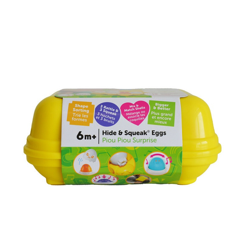 TOMY TOOMIES jajeczka z dźwiękami nowe E73560 /6