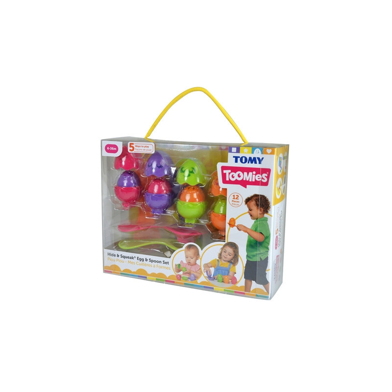 TOMY TOOMIES Jajeczka z łyżeczkami E73082 /6