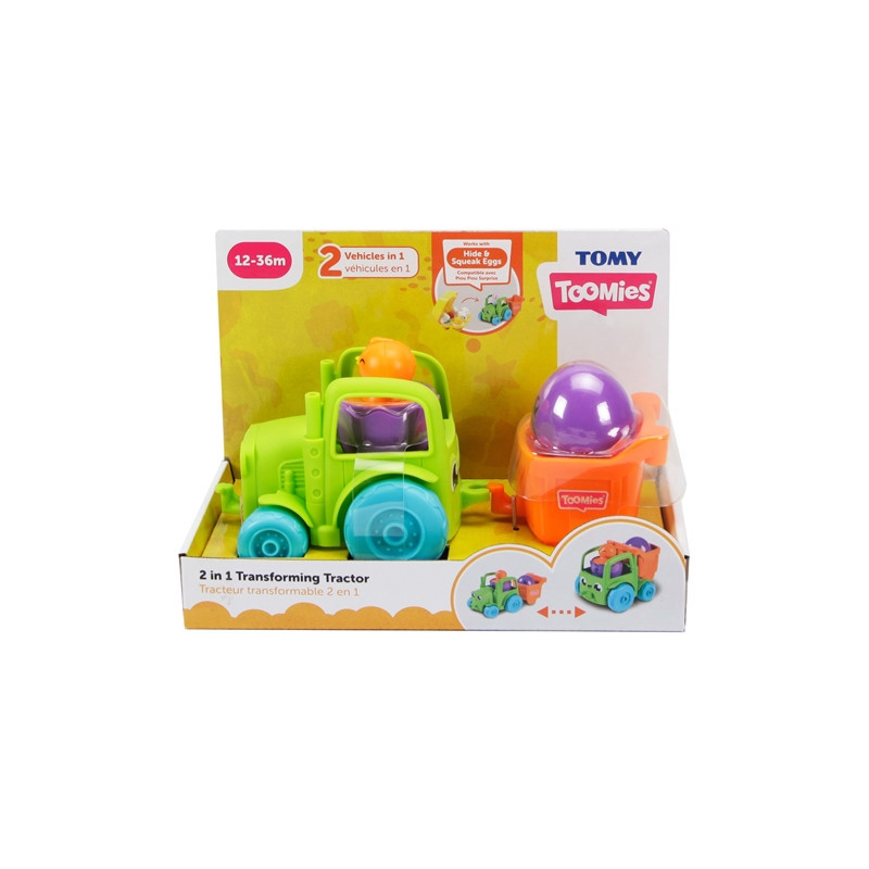 TOMY TOOMIES traktor wywrotka 2w1 E73219 /4