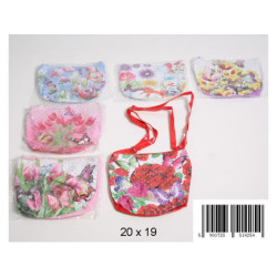 Torebka z kwiatkami/motylkami 0887E 14254