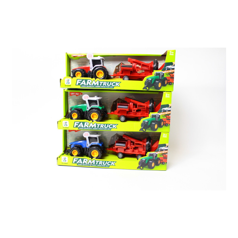 Traktor z maszyną do siania św/dźw 1008793