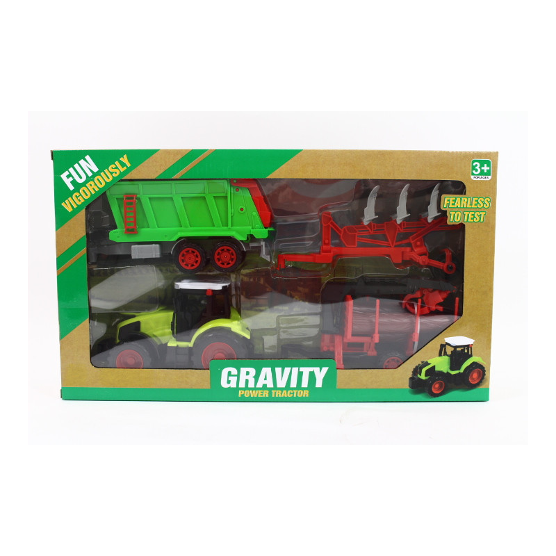 Traktor zestaw z 3 maszynami 666-184C 08939