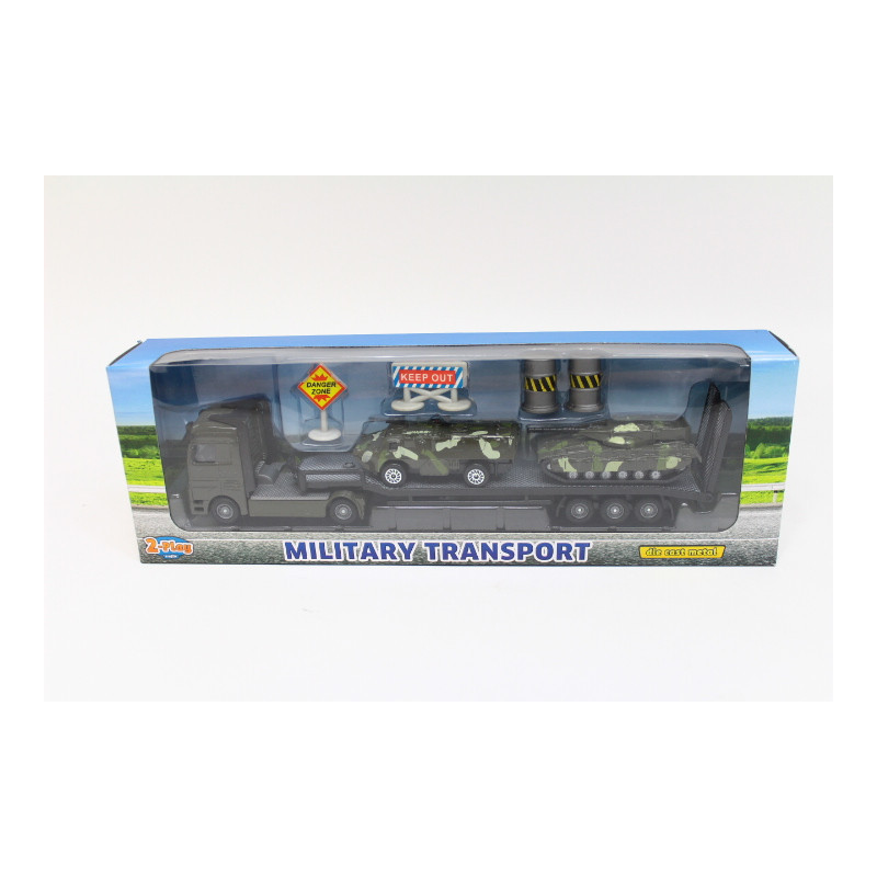 Transporter wojskowy+2pojazdy HKG083 03420