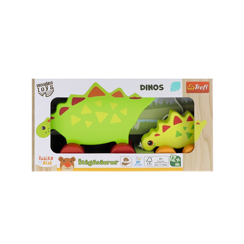 TREFL Zabawka drewn.Dinos - Stegosaurus 61747