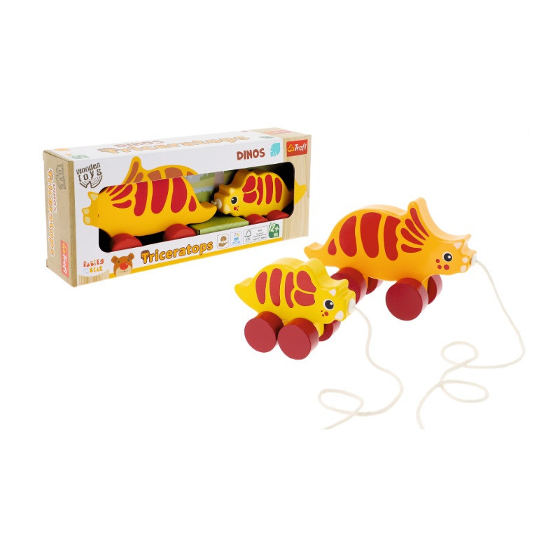 TREFL Zabawka drewn.Dinos - Triceratops 61745